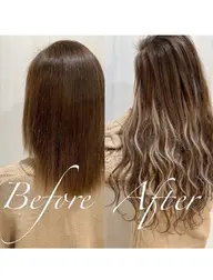 【最高級人毛100%】カット➕艶カラー➕シールエクステ80本