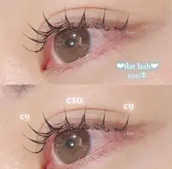 ミニモ限定価格🫧束感コーティング付き❤︎まつ毛エクステ80本【フラットorセーブル】