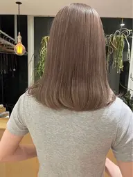 🌷2回目以降のご来店の方向け 🌷透明感✨ケアカラー＋オージュアトリートメント🧖‍♀️🏅