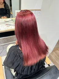 🦋🍒ダブルカラー➕毛先カット✂️💈