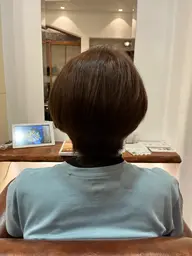 リタッチ（白髪染め込）+ブロー