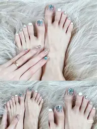 【hand&footセット】つけ放題（持ち込みデザイン6本まで）¥14800