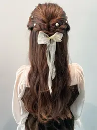 【イベントやおよばれに👗】アレンジヘアセット