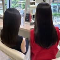 【平日限定】🍑縮毛矯正＋トリートメント（前処理剤込み）🫧