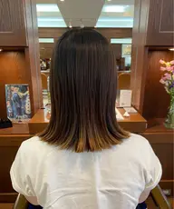 【艶髪に更にうるおいを🩵】　カット+カラー+トリートメント✂︎