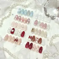 🔰口コミ記入必須【Jr】HAND⭐️オフなし⭐️期間限定♥️🌸春デザインネイル♥️🌸