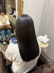 AQUAダメージレス縮毛矯正（シャンプー、カット、ブロー込み）
