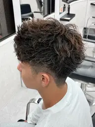 カット➕スパイキーパーマ