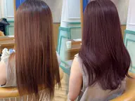 🩷高発色・高補修🩷似合わせカット🇰🇷＋プレミアムケラチンカラー🔱＋高級トリートメント🫧#韓国#レイヤー