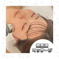 超音波マッサージ💆‍♀️小顔トーンアップ✨️お化粧のノリバッチリに🤍