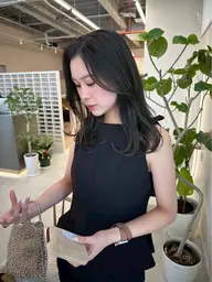 【💫新生活クーポン💫】カット＋艶カラー＋超音波高濃度TR