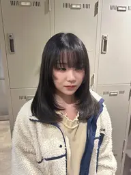 🤍4・5月限定🤍雰囲気を変える♡顔周りレイヤーカット+柔らかワンカラー+スタイリング🤍