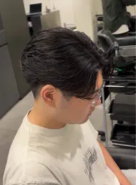 メンズカット＋フェザーパーマ＋ケア剤＋Aujuaトリートメント