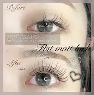 U24限定✨️マツエクwフラット120本モデル ⚠️必ず補足事項確認の上ご予約ください🙇‍♀️