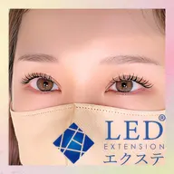 【新】エクパ　LEDエクステ80本＋まつ毛パーマ　￥8800