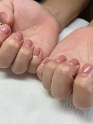 メンズワンカラージェルネイル