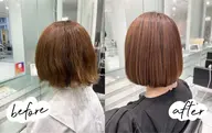 🔥大人気！🔥カット+髪質改善ストレート+前処理treatment✨