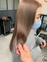 【柔らかな質感、輝くような美髪に❗️】美髪縮毛矯正(酸性縮毛矯正に変更可能)➕全体カット➕髪質改善トリートメント⭐️