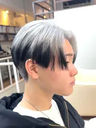 カット+ダブルカラー+エンドカラー+超音波トリートメント