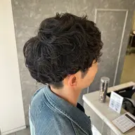 メンズカット・ニュアンスパーマ