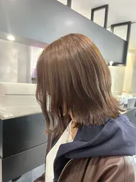 ブリーチなしダブルカラー🍇+高保湿トリートメント🫧+スタイリング🎀