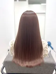 【極☆髪質改善】　プラチナストレート+カット+リンク酸熱TR