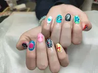 ミニモ限定/練習モデル/ハンドネイル持ち込みデザイン10本※ジェルオフ別途+500円