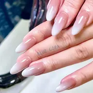 チップ長さ出し🧡カラーグラデーションorチークネイル✨ベースカラー付け！