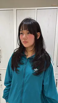 大人気レイヤーカット+簡単スタイリングレクチャー付き🎀