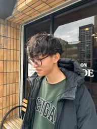 メンズカット+パーマ🦱‼️