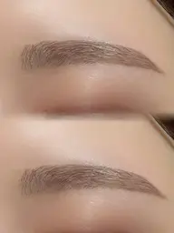 眉毛ワックス+間引きカット+メイク/指導あり🫶すぐ予約可!