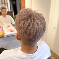 [メンズ]  ダブルカラー(ケアブリーチ＋ワンカラー)