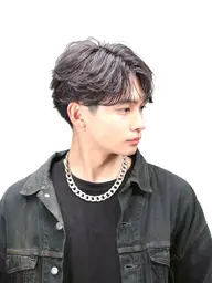 🔴【新規】学割U24🔴メンズカット➕パーマ➕スタイリング（➕眉カット別途1100円で可）