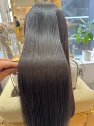 カット＋縮毛矯正＋超音波トリートメント＋マイクロバブル