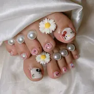 【foot🐾持ち込みコース】ハンドでは挑戦しずらいデザインもフットなら挑戦しやすい！😍オフ込み