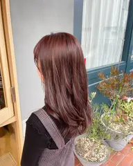 ✂︎minimo限定✂︎前髪カット+ダメージレス艶カラー
