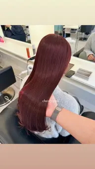 【🎀ピンクカラー🎀】ブリーチなしwカラー