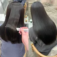 【人気𝐦𝐞𝐧𝐮❤︎】カット＋ケアカラー＋最先端髪質改善トリートメント✨￥23100→12000 minimo限定