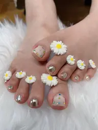 シンプルフットネイル(デザインは2本まで)