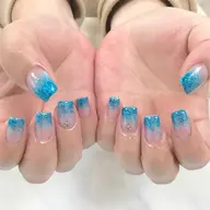 【練習モデル】ハンド ラメグラデーション