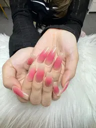 ❣️【初回ジェルオフ無料ケア込み】 スカルプ長さだしチークネイル💖