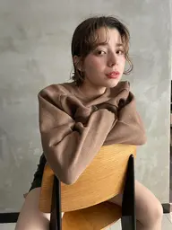 カット+カラー+3stepハホニコトリートメント