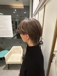 〖✂️似合わせカット〗＋〖🎨ダブルカラー〗…ブリーチ施術からのオンカラー より高発色の髪色に