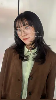 【迷ったらこれ‼️】似合わせカット+透明感ワンカラー💓~1stepトリートメント付き~¥5500