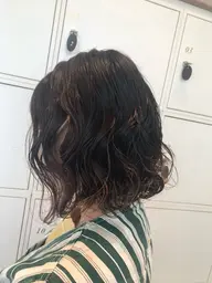 【2回目以降】💜カット＋ケアパーマ💜全パーマ対応可❣️大人気✨【ボブパーマ・レイヤーパーマ・ふんわりパーマ】💜
