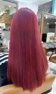 ダメージ最小限💎ケアブリーチ+艶カラー