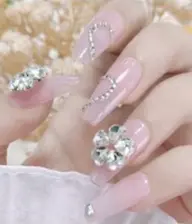 《韓国ネイルならこれ☆》600円～2500円有料大きいパーツつけ放題♪10980円