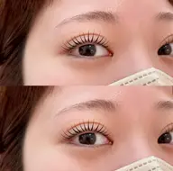 【パリジェンヌ】まつ毛を根元から立ち上げる¥4580🌼美容トリートメント付✨【17時以降/土日㊗️+550円】
