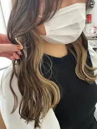 【インナー】カット+インナーカラー(全体カラー込)+トリートメント