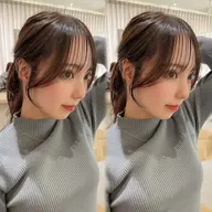 【🍑1日先着1名様限定🍑 】韓国🇰🇷顔周りカット➕ワンカラー➕クイックトリートメント🧡【レイヤー/小顔】